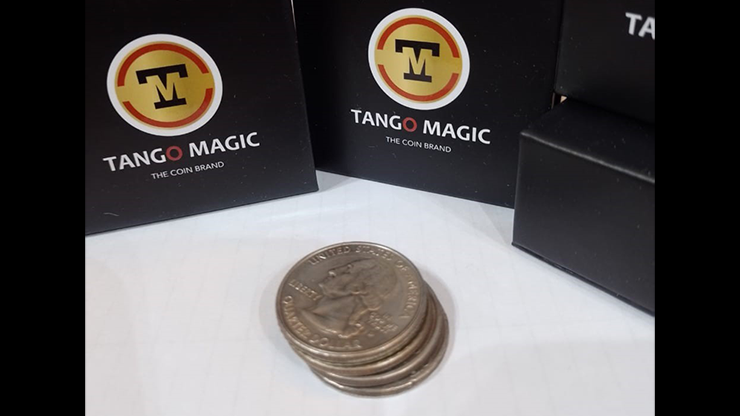 Pila de Monedas Quarter Dollar - Truco (D0055)