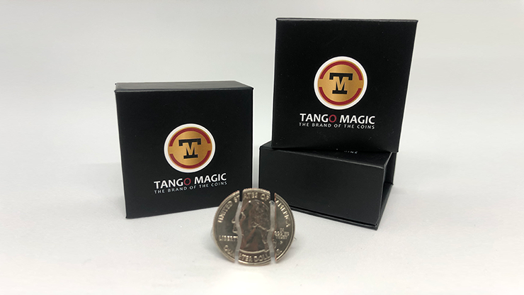 Cuarto de moneda plegable (D0021) (tradicional) de Tango Magic - Trick (D0021)