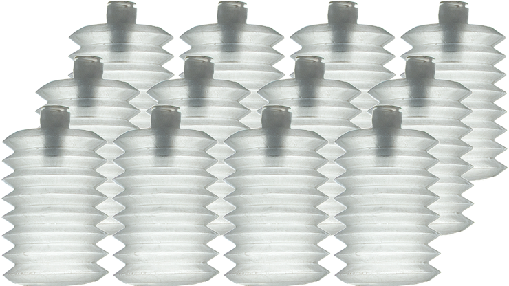 Squeaker Accordian de doble voz - Mediano (paquete de 12) - Truco