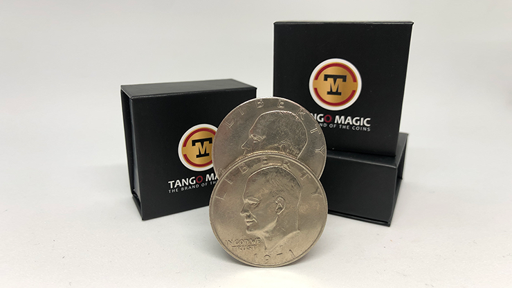 Dólar Eisenhower de concha expandida resbaladiza (D0090) de Tango - Truco