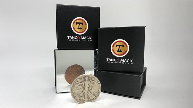 Tango Silver Line Cobre y plata Walking Liberty/English Penny (con DVD) (D0120) de Tango - Trick