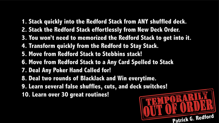 Temporalmente fuera de servicio de Patrick Redford - Libro