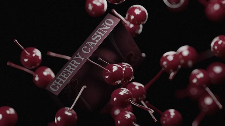 Naipes Cherry Casino (Flamingo Quartz Pink) de Pure Imagination Projects