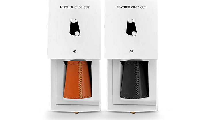 Chop Cup de cuero con bolas (marrón) de TCC