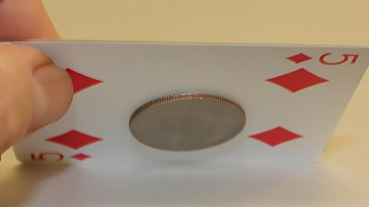 Tarjetas magnéticas (paquete de 2/azul) de Chazpro Magic. - Truco