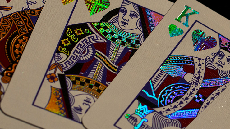 Juego de naipes de metal doble London Difractor