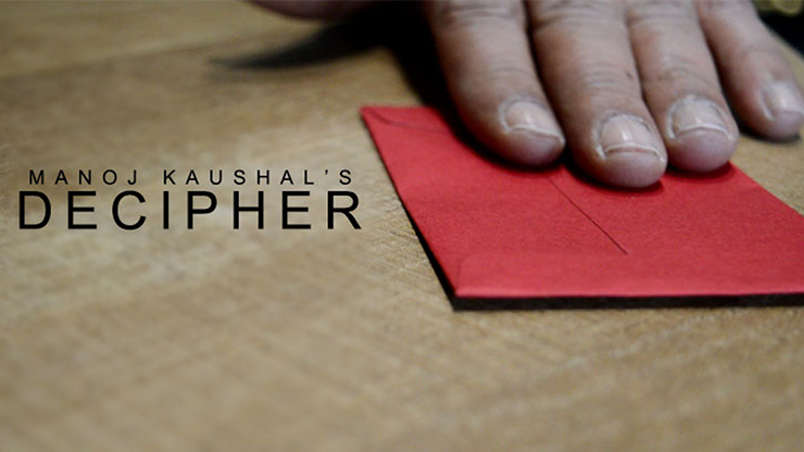 DECIPHER RED (Truco e instrucciones en línea) de Manoj Kaushal - Truco