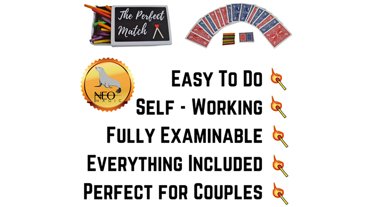 PERFECT MATCH (Gimmicks e instrucciones en línea) de Vinny Sagoo - Truco