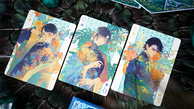 Peacock Playing Cards by TCC Fashion