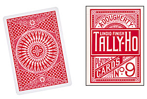 Cartas Tally Ho Circle Back (Rojo)