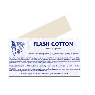 Theatre Effects Pyrowizard™ Flash Cotton - 4 gramos