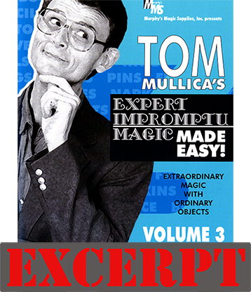 DESCARGA del video Fizz Master de Paul Harris (Extracto de Mullica Expert Impromptu Magic Made Easy Tom Mullica- #3, DVD)