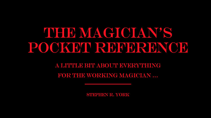The Magician's Pocket Reference de Stephen R. York eBook DESCARGAR