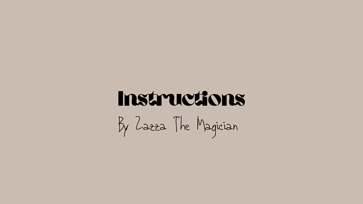 INSTRUCCIONES de Zazza The Magician video DESCARGAR