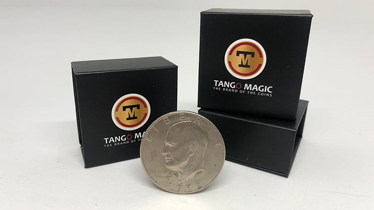 Moneda con núcleo de acero Eisenhower dólar estadounidense (D0028) de Tango -Trick