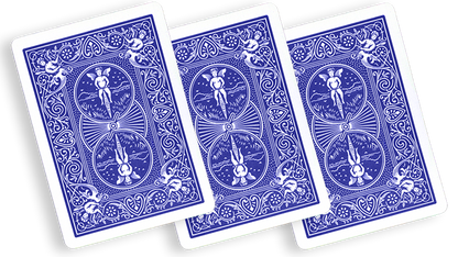 Three Way Forcing Deck Bicycle (Blue)