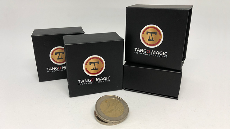 Moneda de concha expandida - (2 euros, reverso de acero) de Tango Magic - Trick (E0065) 