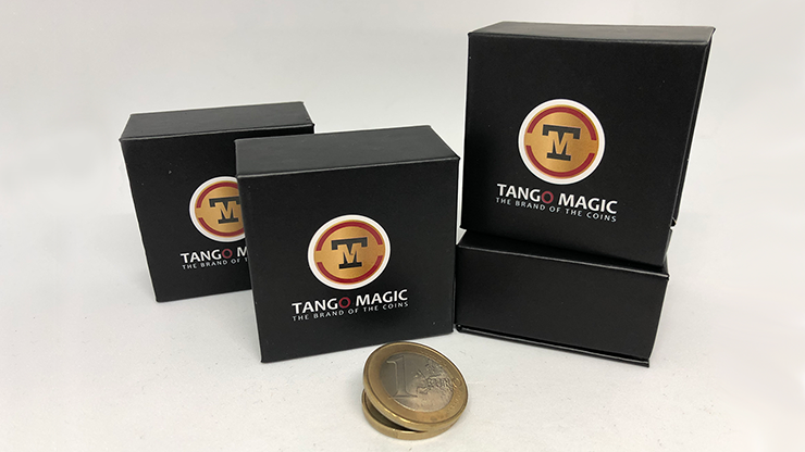 Moneda de concha expandida - (1 euro, reverso de acero) de Tango Magic - Trick (E0066) 