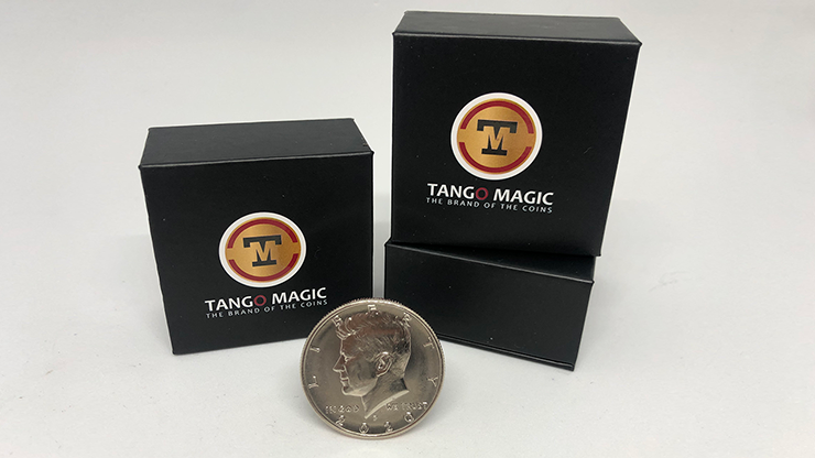 Medio dólar de doble cara (caras) (D0035) de Tango Magic - Truco 