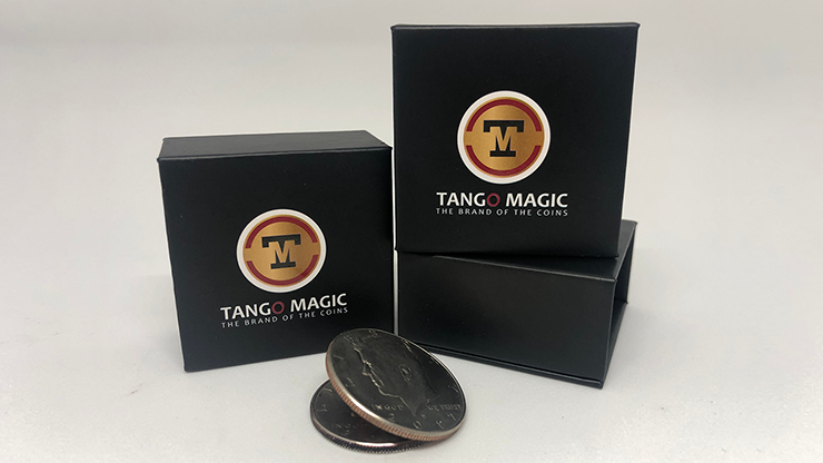 Moneda de concha expandida (medio dólar) (D0007) (dorso de acero) de Tango Magic - Truco 