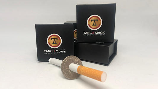 Cigarette Thru Quarter (One Sided) D0013 de Tango Magic - Truco 