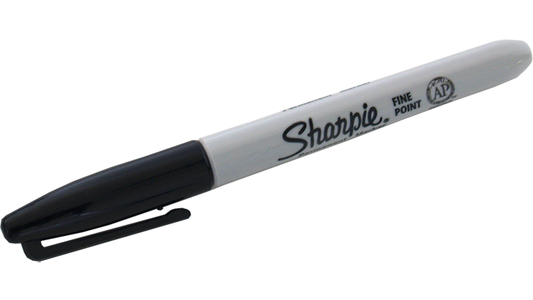 (Sin trucos) Sharpie de punta fina (negro) caja de 12 por Murphy's Magic Supplies - Truco