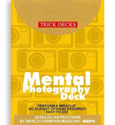 Mental Photo Deck Bicicleta (Rojo) - Truco