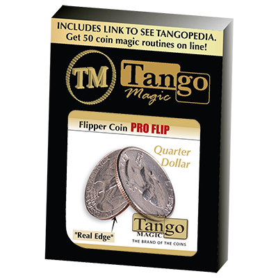 Moneda Flipper Pro Flip Cuarto de dólar (D0105) de Tango