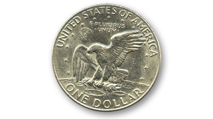 Dólar de Eisenhower (moneda única sin trucos) - Truco