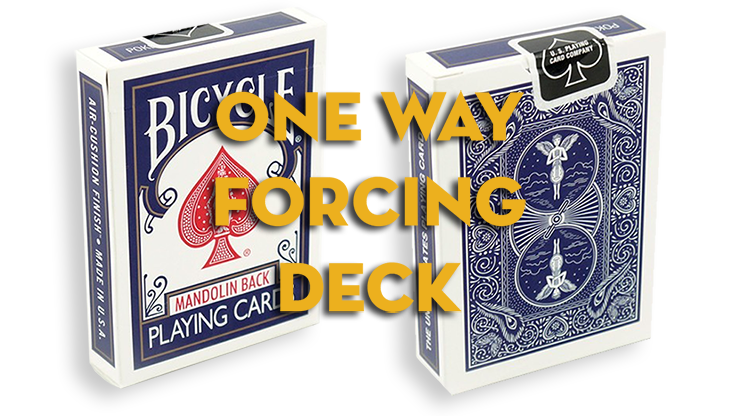 Surtido Mandolin Blue One Way Forcing Deck (valores surtidos)