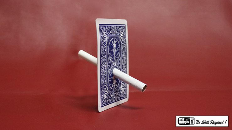 Cigarette Through Card - Bicycle Back de Mr. Magic - Truco