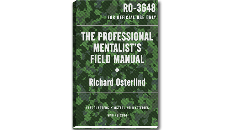 Manual de campo del mentalista profesional de Richard Osterlind - Libro 