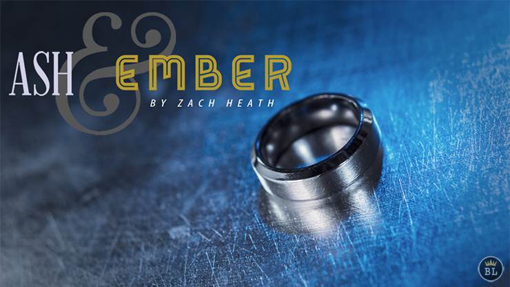 Ash and Ember Silver Biselado Tamaño 7 (2 Anillos) por Zach Heath - Trick 