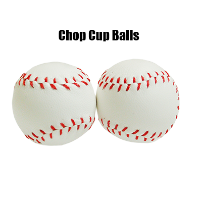 Chop Cup Balls Large White Leather (Juego de 2) de Leo Smetsers - Trick