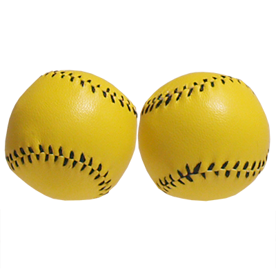 Chop Cup Balls Yellow Leather (Juego de 2) de Leo Smetsers - Trick