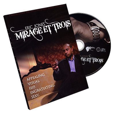 Eric Jones Set: Mirage et Trois and Extension of Me (incluye Karate Coin) de Eric Jones y Kozmomagic - DVD 