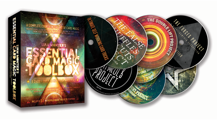 BIGBLINDMEDIA presenta Essential Card Magic Toolbox de Liam Montier (juego de 8 DVD) - DVD 