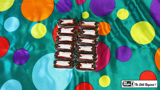 Bobinas de boca 25 pies/12 ct. (Rainbow) de Premium Magic - Truco