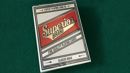 Superior Invisible (Rojo) Naipes de Expert Playing Card Co