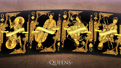 Middle Kingdom (Gold) Playing Cards Printed by US Playing Card Co