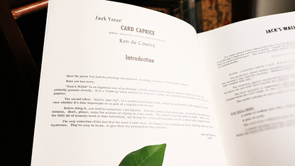 Capricho de cartas de Jack Yates de Ken de Courcy - Libro