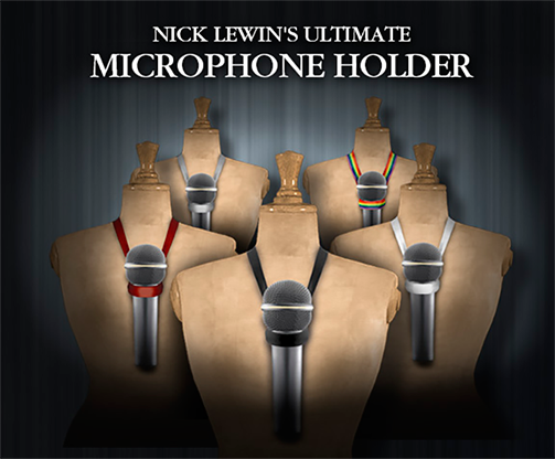 Soporte de micrófono definitivo de Nick Lewin (negro) - Truco