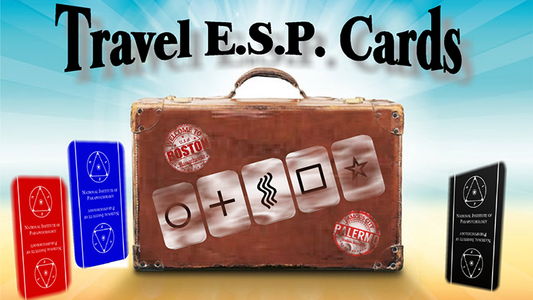 Travel ESP Cards Black (trucos e instrucciones en línea) de Paul Carnazzo - Truco