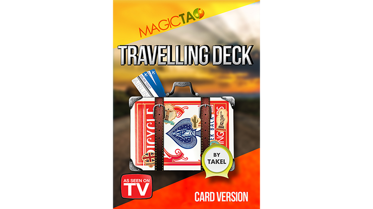 Travelling Deck Card Version Blue (Gimmick and Online Instructions) by Takel - Trick