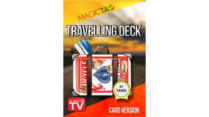 Travelling Deck Card Version Red (Gimmick and Online Instructions) by Takel - Trick