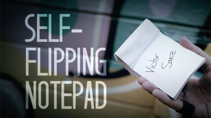 Self-Flipping Notepad (DVD y Gimmick) de Victor Sanz - DVD 