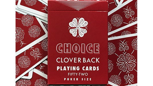 Choice Cloverback (Red) Playing Cards