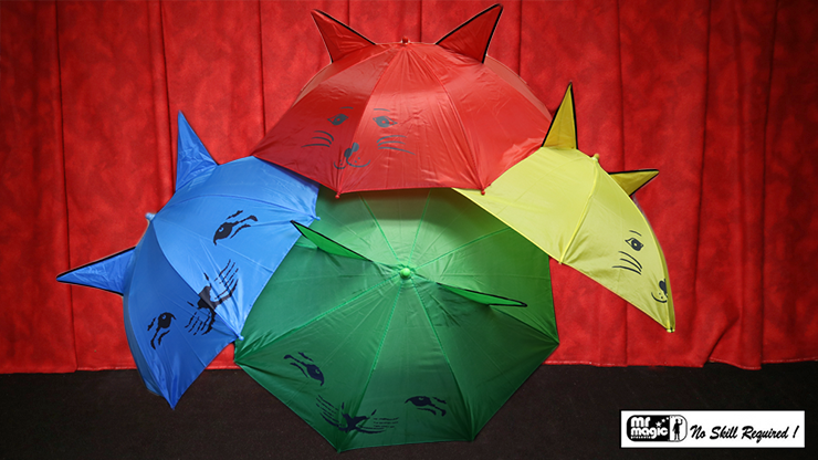 Umbrella Production Silk de Mr. Magic (4 Paraguas) - Truco