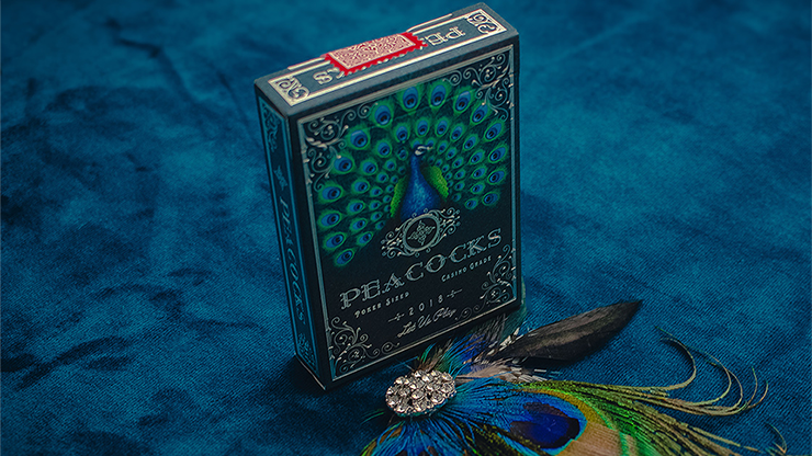 Limited Edition Peacocks Playing Cards by Rocsana Thompson