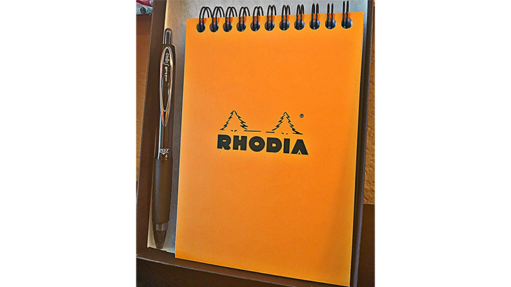 SvenPad® Elegance Rhodia® Edition (único, cubierta naranja) - Truco 